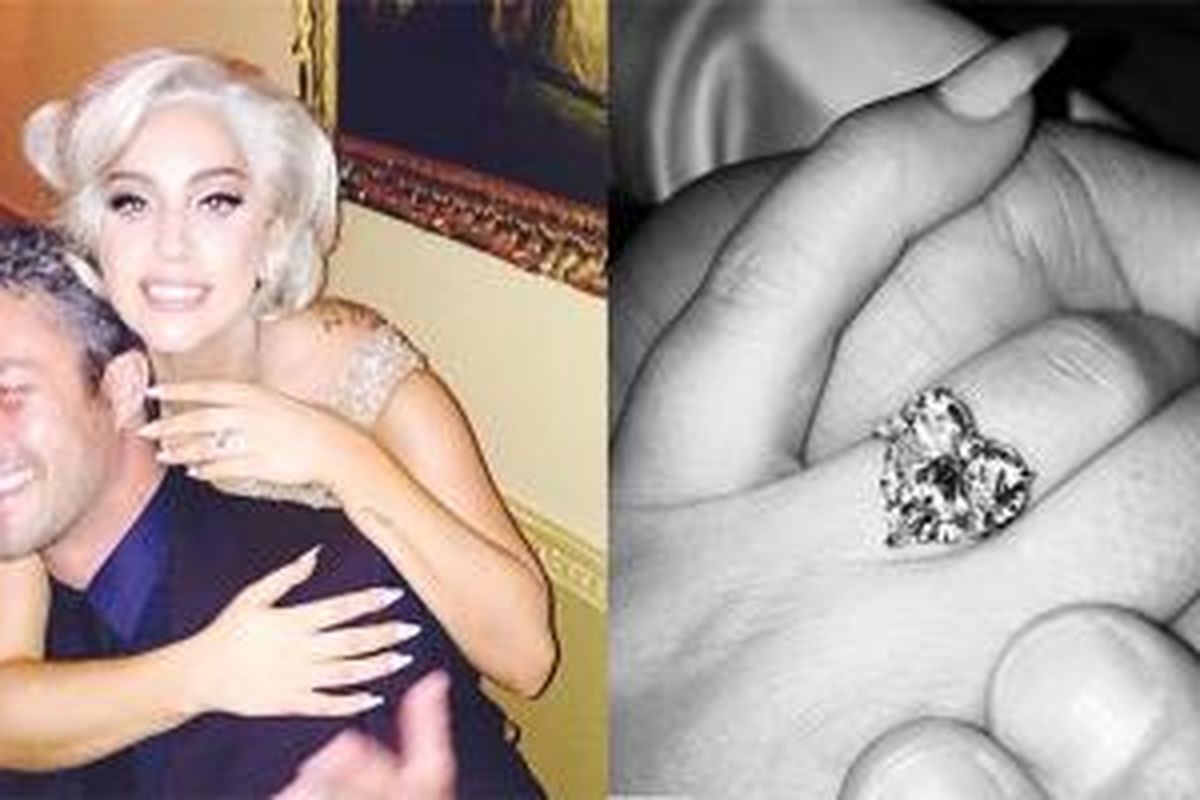 Pada Hari Valentine tanggal 14 Februari lalu, penyanyi eksentrik Lady Gaga resmi bertunangan dengan kekasihnya, aktor Taylor Kinney. 