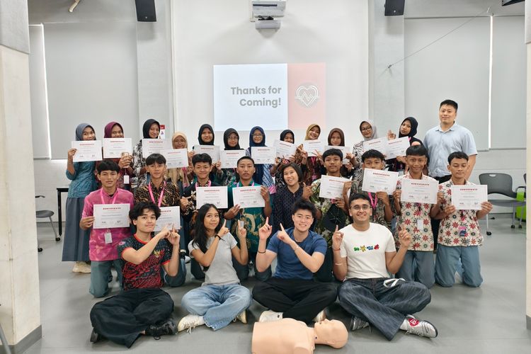 Beatkeepers Collective Latih Pelajar Jakarta Lakukan CPR untuk Pertolongan Pertama