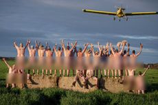 'The Naked Farmer', Menanggalkan Pakaian sebagai Kampanye Kesehatan Mental