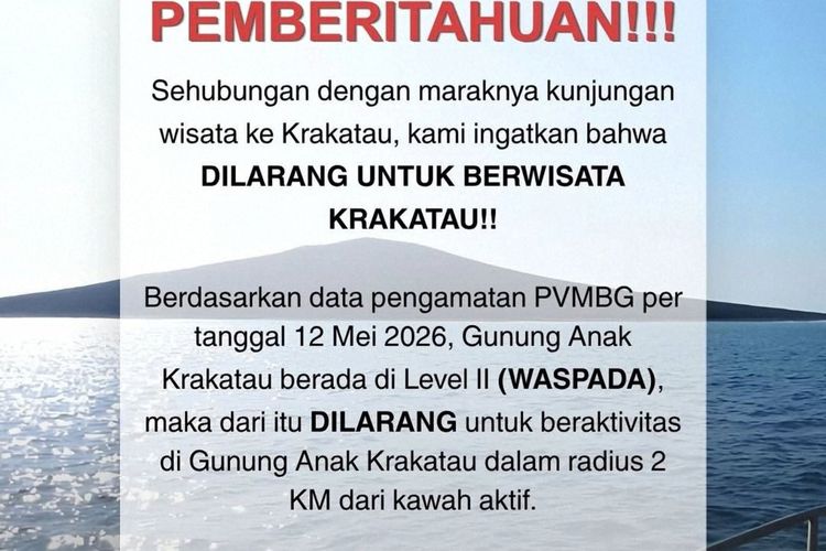 Viral Wisatawan Naik ke Gunung Anak Krakatau, Pos Pengamatan Tegaskan Larangan Dekati Kawah