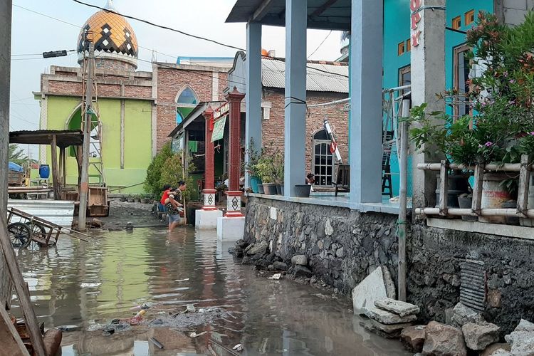 Rob di Kampung Tambaklorok Semarang, Jumat (21/5/2021)