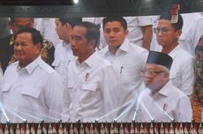 Jokowi dan Ma'ruf Amin Hadiri Rapimnas Partai Gerindra Didampingi Prabowo