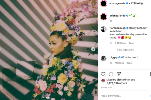 Ariana Grande Rayakan Ulang Tahunnya dengan Gaya Midsommar