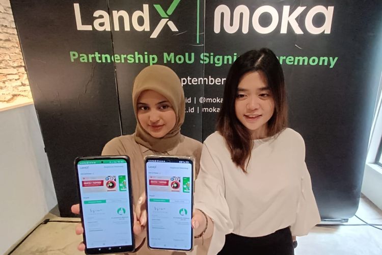 LandX Gandeng Moka Salurkan Modal Usaha untuk UMKM