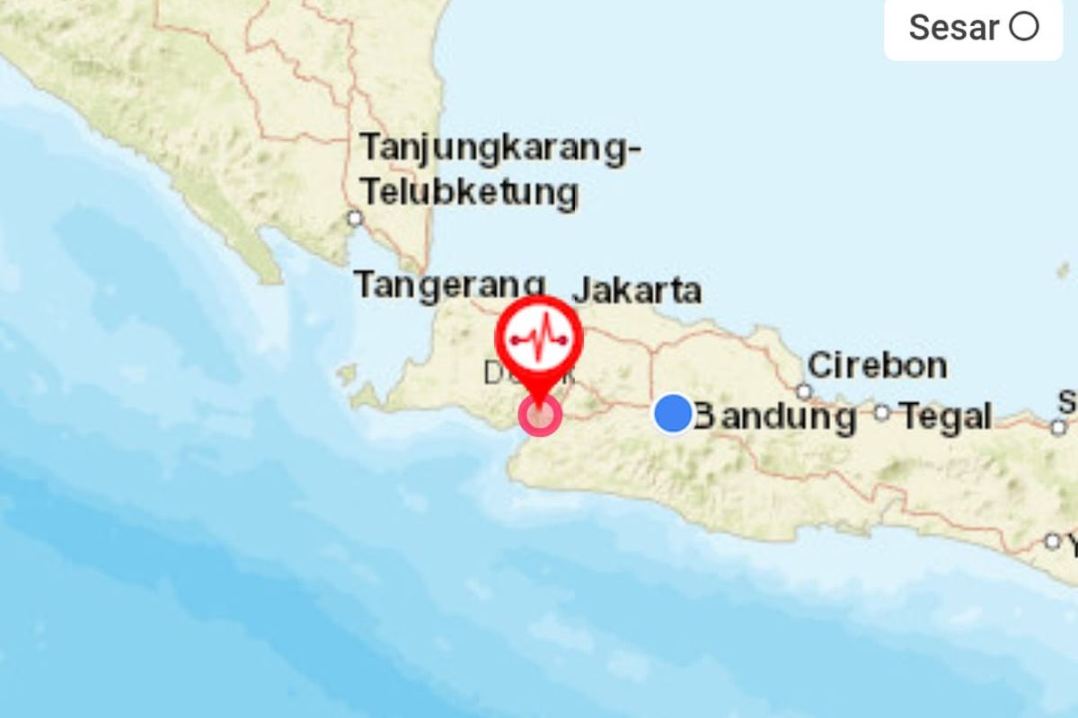 Gempa bumi mengguncang Sukabumi