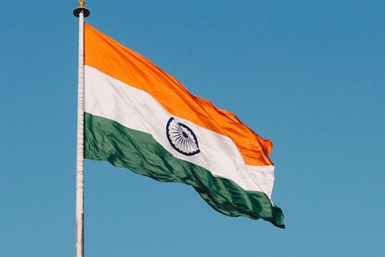 Ilustrasi Bendera India. Daftar negara dengan penduduk terbanyak di dunia 2024.