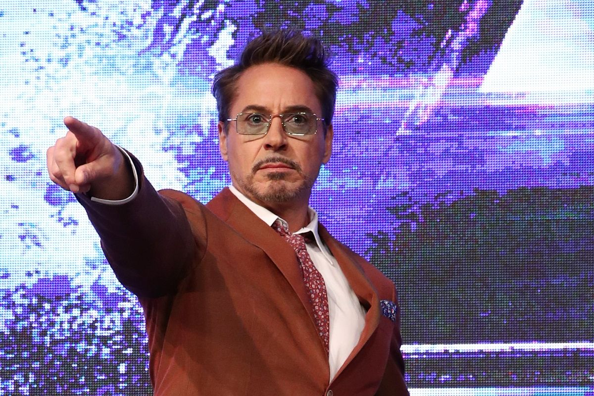 Robert Downey Jr menghadiri press conference untuk film Avengers: Endgame di Seoul, South Korea, pada 15 April 2019.