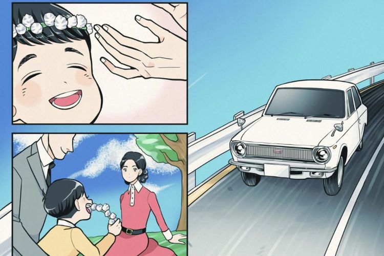 Komik manga perayaan 50 juta unit Toyota Corolla di 2021