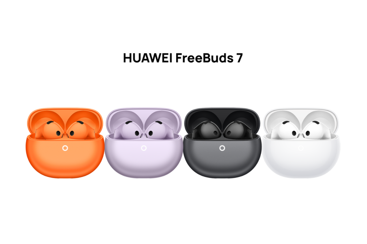 Huawei Freebuds 7 Resmi, TWS dengan Peredam Bising AI Tahan 42 Jam