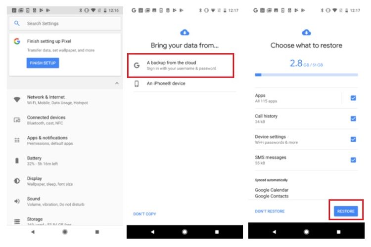 Cara membuka backup data di google drive