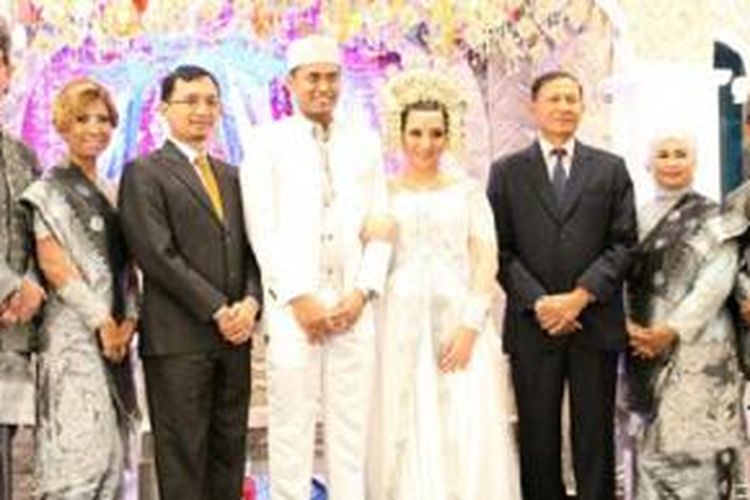 Resepsi pernikahan Tontowi Ahmad dan Michelle Nabila Harminc