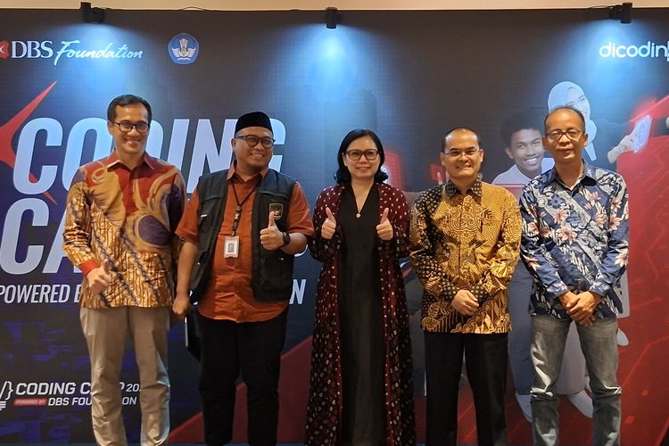Head of Group Strategic Marketing & Communications PT Bank DBS Indonesia, Mona Monika dalam peluncuran Coding Camp di Jakarta pada Selasa (28/10/2025)