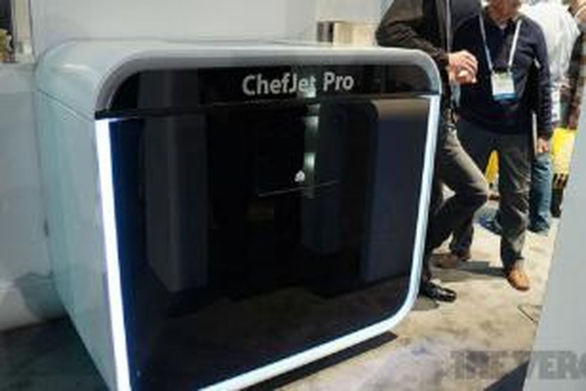 Printer 3d Chefjet Pro berguna untuk membuat produk permen. 
