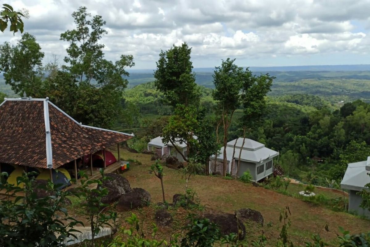 Lokasi Live In di Gunung Api Purba Nglanggeran, Patuk, Gunungkidul