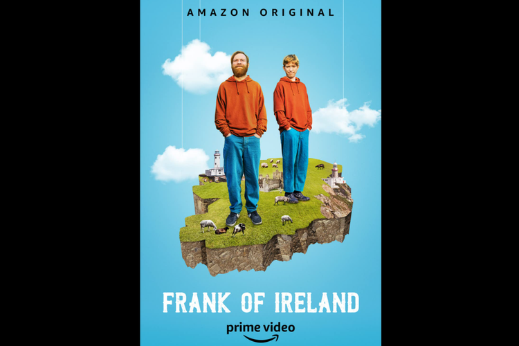 Brian Gleeson dan Domhnall Gleeson dalam serial komedi Frank of Ireland (2021).