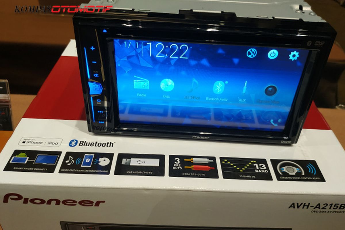 Head unit Pioneer AVH-A215BT khusus untuk pengguna android