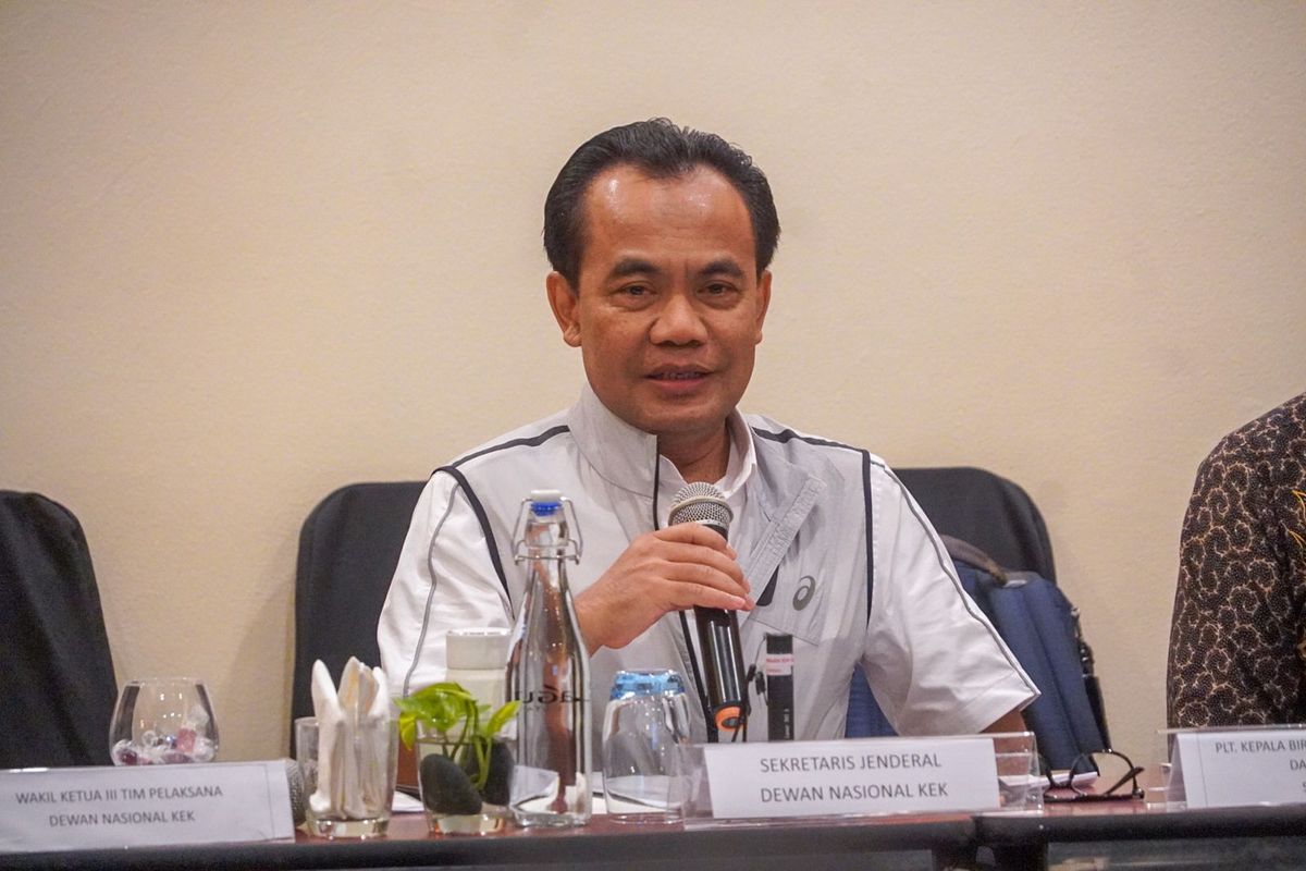 Sekretaris Jenderal Dewan Nasional KEK Susiwijono Moegiarso.