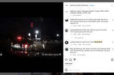 Video Viral Pengendara Motor Mental karena Tak Sabar Salip Mobil