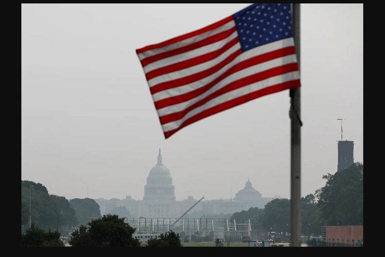 Asap Kebakaran Hutan di Kanada dan Minnesota Selimuti Washington DC