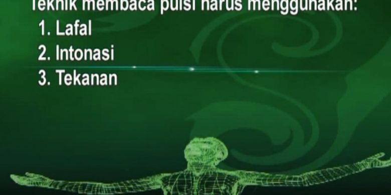 3 Teknik Membaca Puisi Tvri 28 April 2020 Kelas 4 6 Sd Halaman All Kompas 