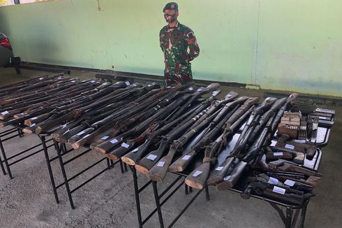 Dalam 6 Bulan, TNI Amankan 100 Senjata Api di Perbatasan Indonesia-Timor Leste