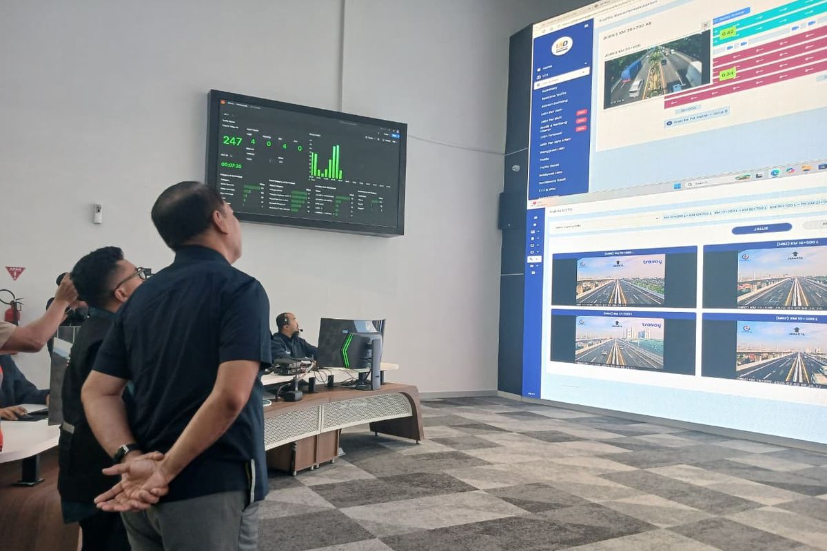 Intip Kecanggihan Command Center Jasa Marga, Pusat Kendali Lalin Jalan Tol