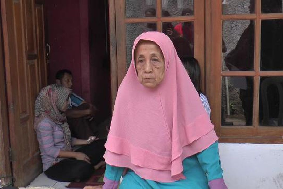 Nenek Arpah (69), di Beji, Depok, Kamis (17/10/2019).