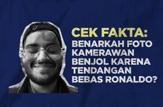 INFOGRAFIK: Benarkah Foto Kamerawan Benjol karena Tendangan Bebas Ronaldo?