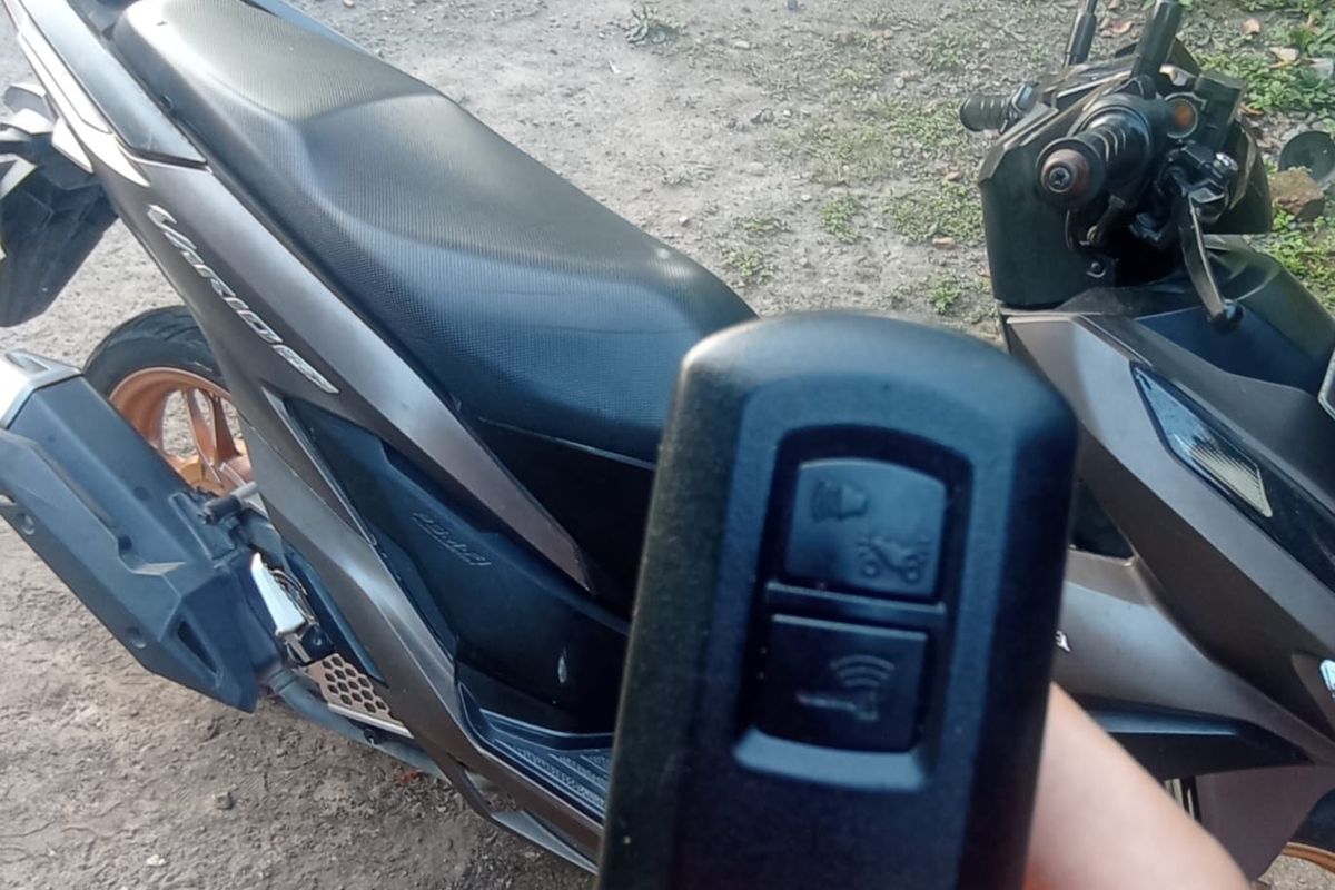 Remote sebagai fitur keamanan sepeda motor