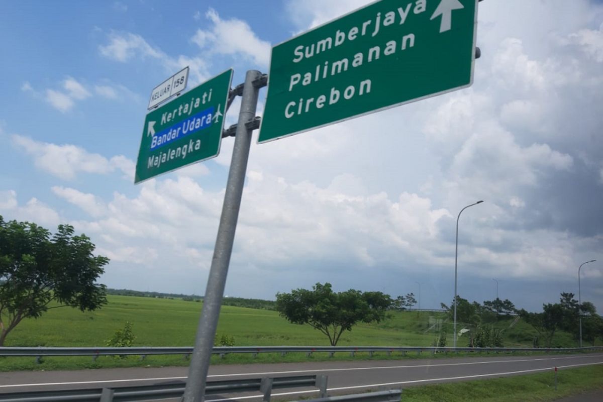 Tol Akses Bandara Kertajati di KM 159 Tol Cikopo-Palimanan.
