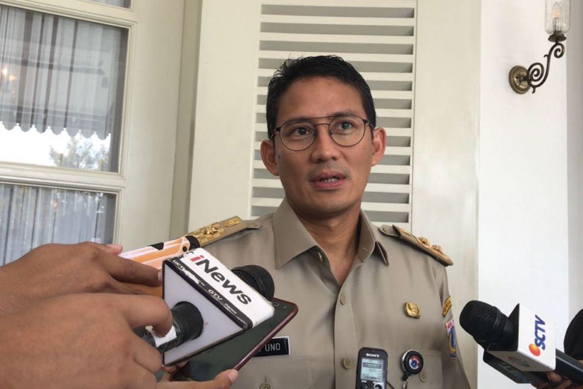 Wakil Gubernur DKI Jakarta Sandiaga Uno