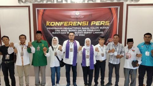 Pilkada Empat Lawang Batal Lawan Kotak Kosong, Eks Bupati Daftar ke KPU