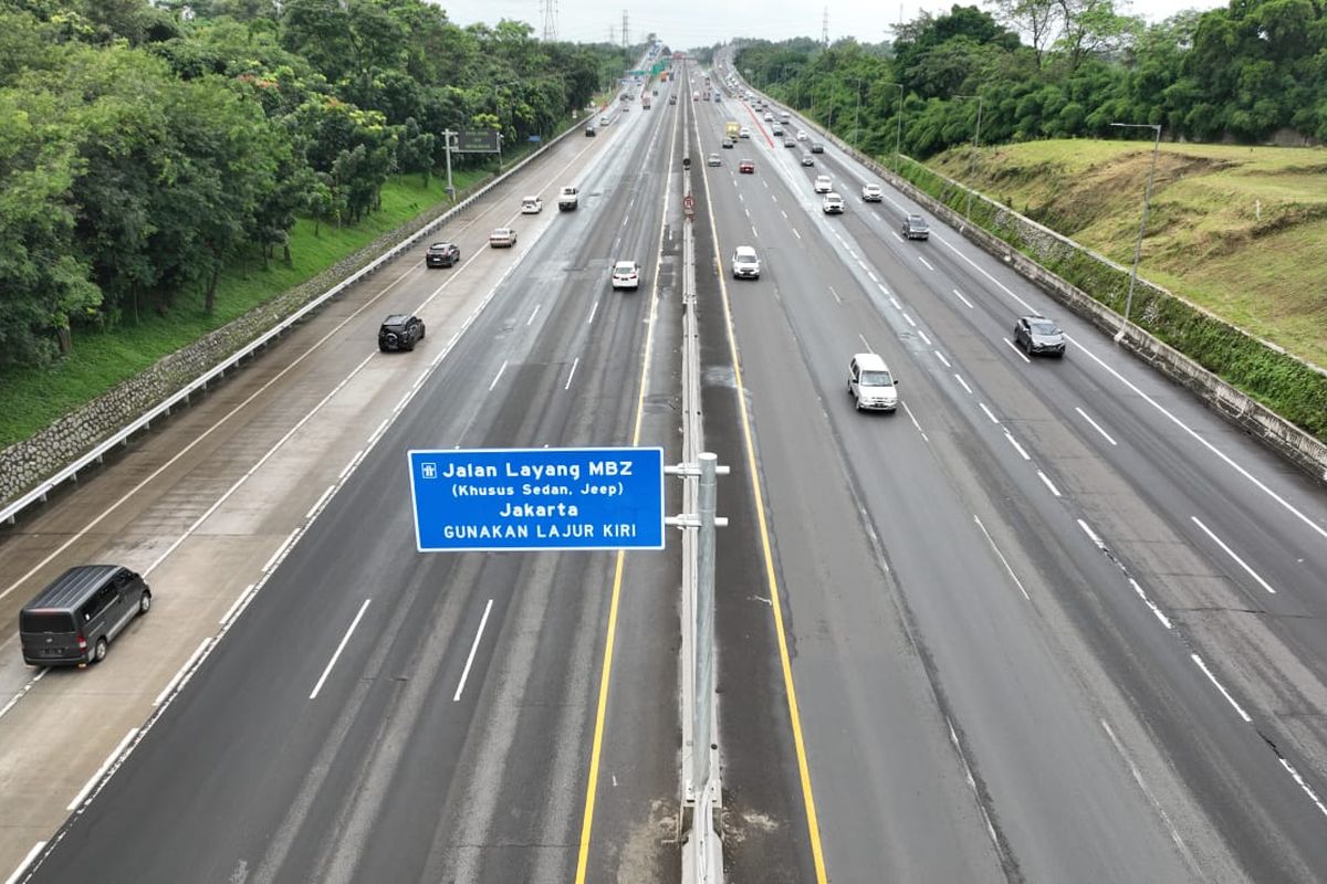 Lalu lintas di tol cikampek