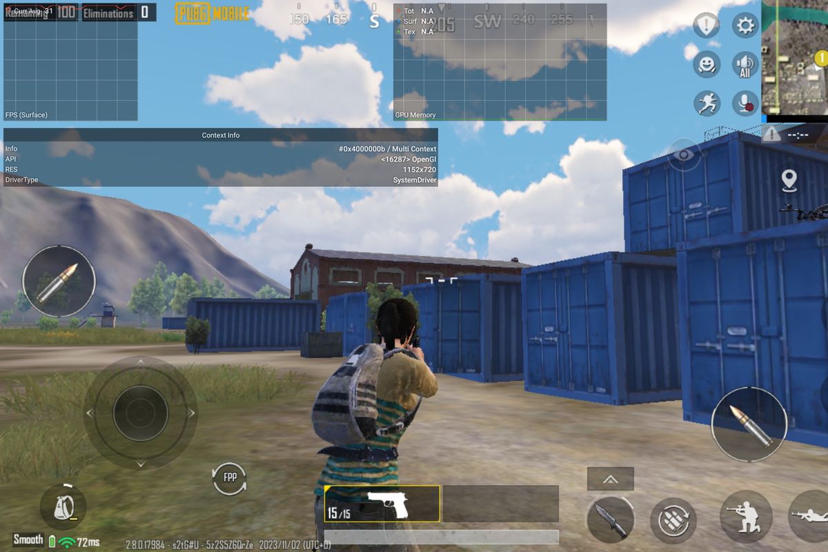 Samsung Galaxy Tab S9 FE mencapai 30 FPS ketika bermain PUBG Mobile dengan grafik Smooth