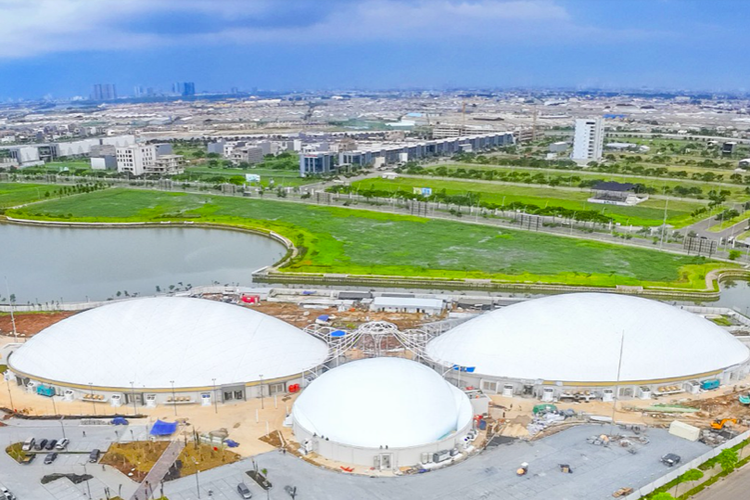 SPIKE Air Dome di PIK 2, terpilih sebagai velue Indomaret Run 2025