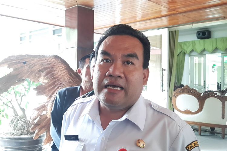 Bupati Blora, Arief Rohman saat ditemui wartawan di rumah dinasnya, Rabu (21/9/2022)