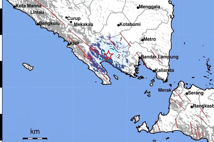 Gempa M 3,5 Guncang Tanggamus Lampung, Getaran Dirasakan di Ulu Belu dan Pulau Panggung