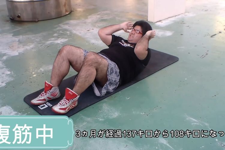 YouTuber Ruibosu membagikan transformasi berat badannya melalui akun YouTube.