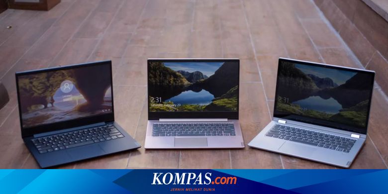 Lenovo Resmikan 3 Laptop Bezel Less Harga Mulai Rp 5 2 Juta Halaman All Kompas Com