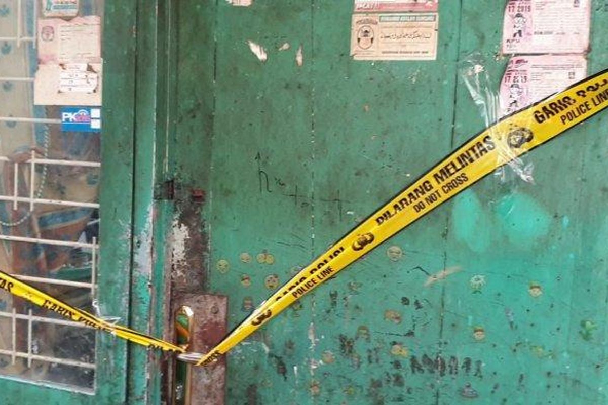 Rumah remaja perempuan yang membunuh bocah 5 tahun di kawasan Sawah Besar.