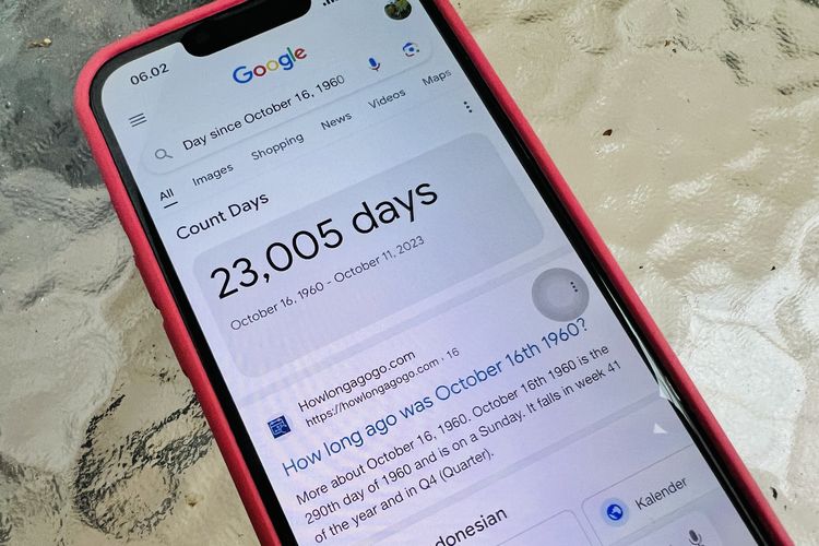 Cara menghitung jumlah hari berlalu di Google yang hasilnya viral dibuat konten di TikTok.