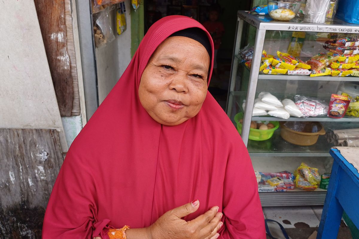 Istri pertama Pak Tarno, Sariyah di daerah Semper, Jakarta Utara, Senin (30/12/2024).