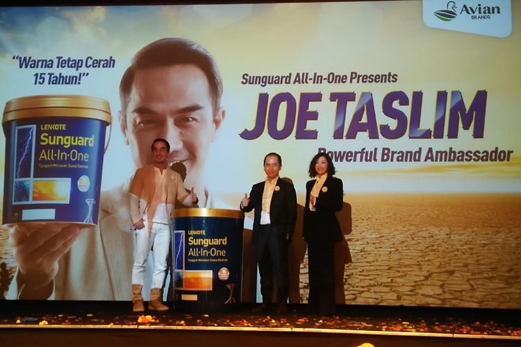 Avian Brands meluncurkan cat Sunguard All-In-One sekaligus mengumumkan Brand Ambassador resmi, yakni Joe Taslim.