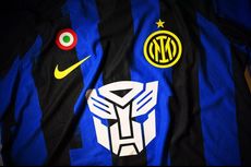 Jersey Edisi Terbatas Inter Milan, Pakai Logo Transformers di Dada
