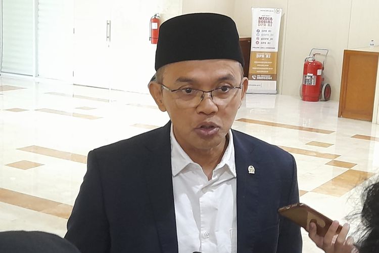 Wakil Sekretaris Dewan Syuro DPP Partai Kebangkitan Bangsa (PKB) Maman Imanulhaq di Kompleks Parlemen Senayan, Jakarta, Kamis (13/7/2023).
