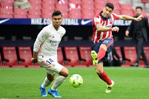 Atletico Madrid Vs Real Madrid - Gol Luis Suarez Dibalas Benzema, Derbi Berakhir Imbang