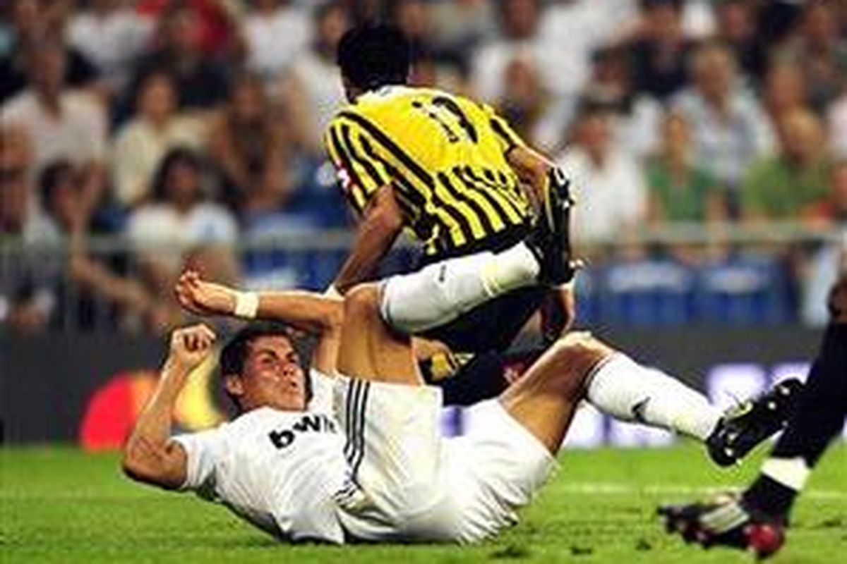 Penyerang Real Madrid, Cristiano Ronaldo.