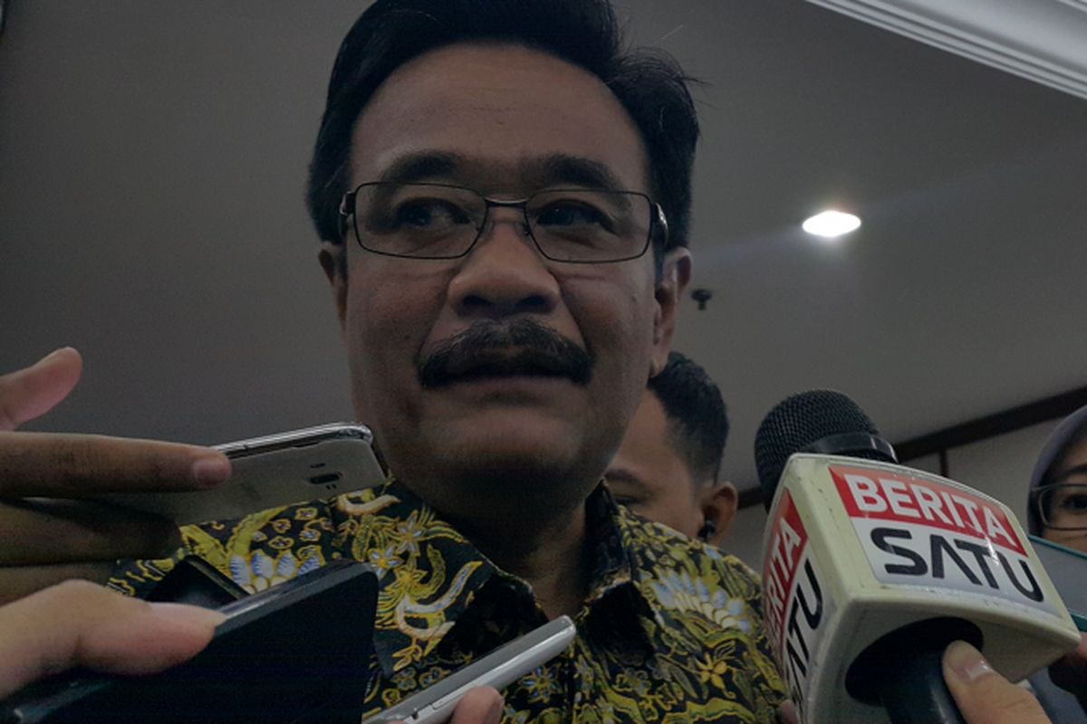 Wakil Gubernur DKI Jakarta Djarot Saiful Hidayat di Balai Kota DKI Jakarta, Jalan Medan Merdeka Selatan, Kamis (4/5/2017).