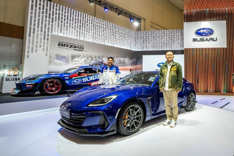 Subaru BRZ dengan STI Performance Parts yang dihadirkan secara khusus di GIIAS 2024.