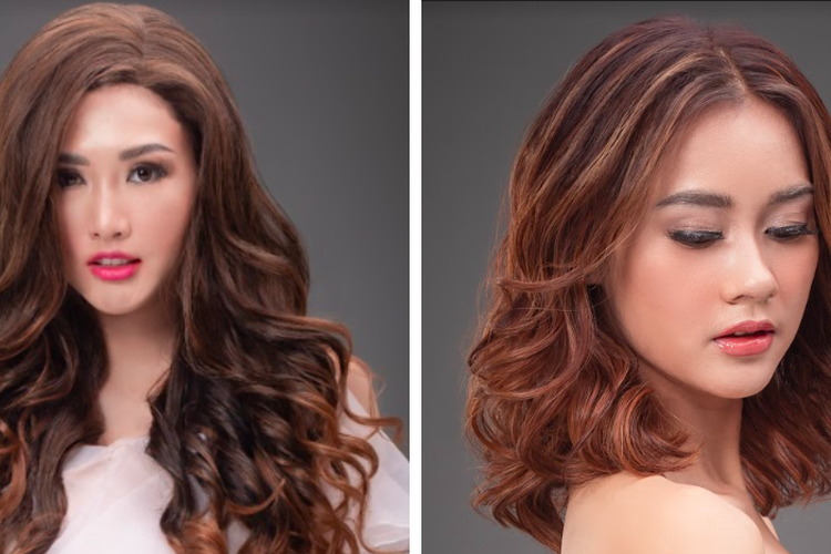 Tren warna rambut 2023 Creme au Caramel, hazel brown 